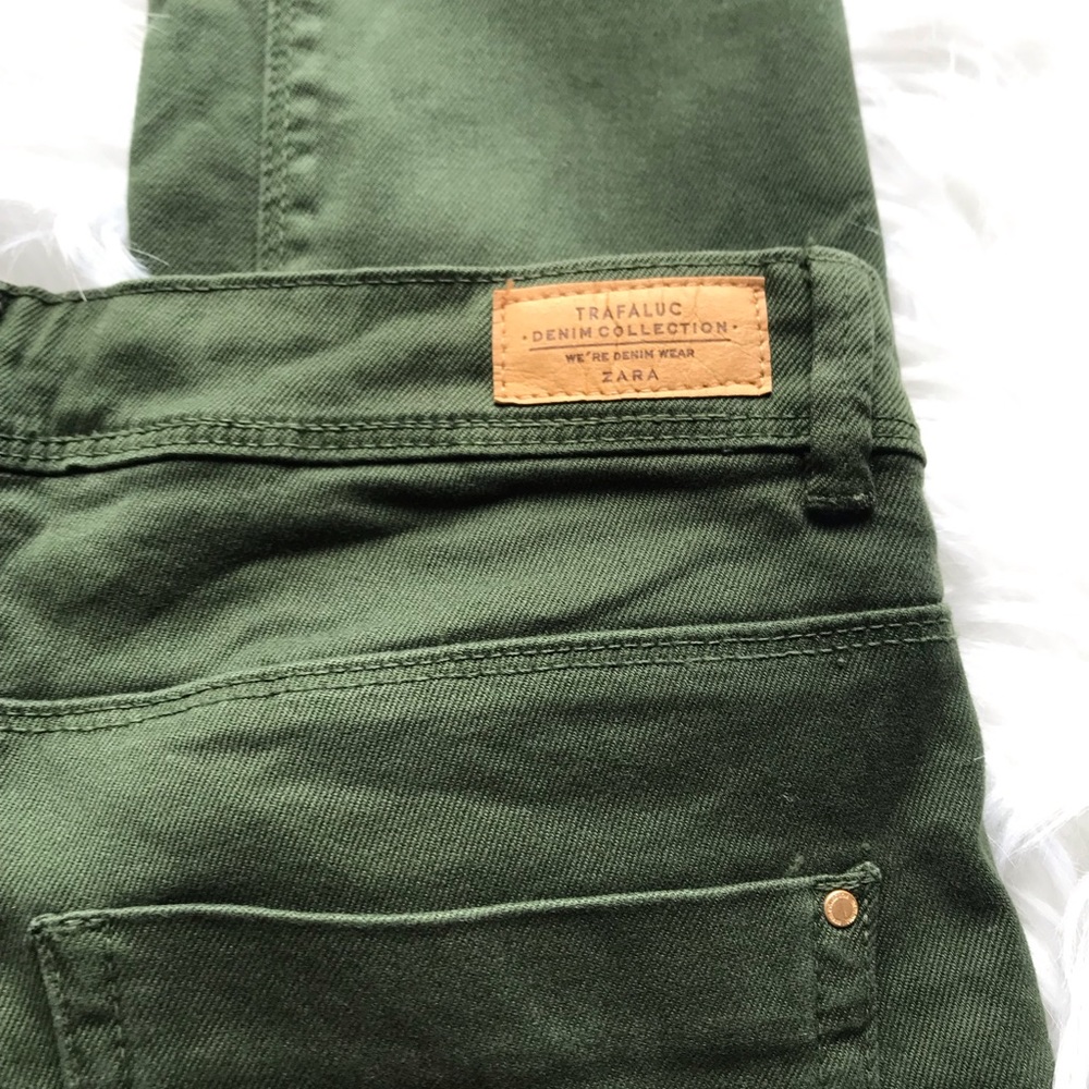 ZARA Olive Green Skinny Jean - Picture 6 of 6